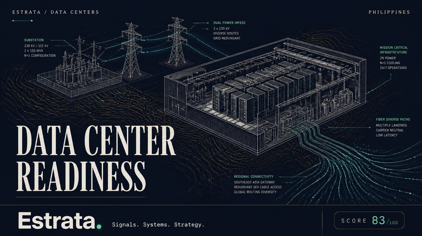 Philippine Data Center Readiness by Province: Where the Hyperscale Gigawatts Land