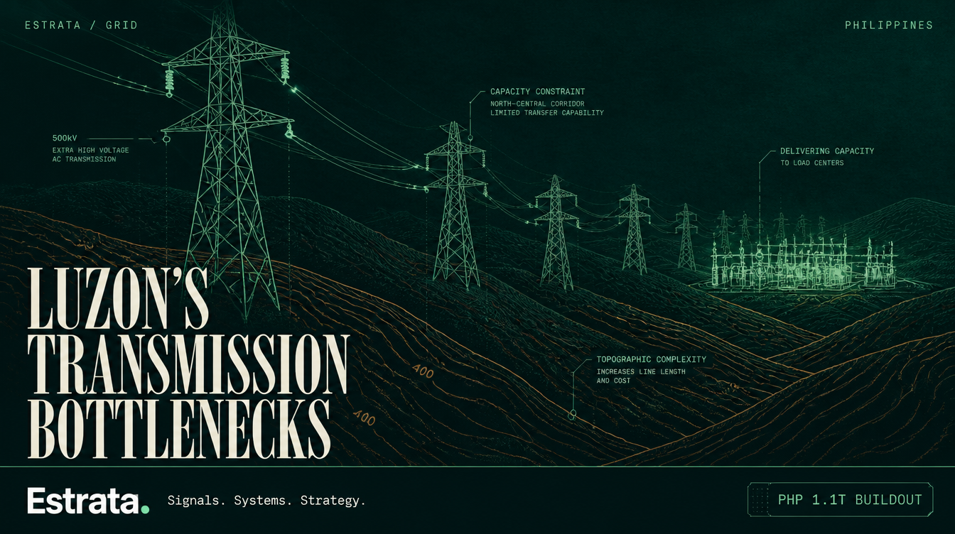Luzon's Transmission Bottlenecks: The PHP 1.1-Trillion Grid Buildout That Gates Everything Else