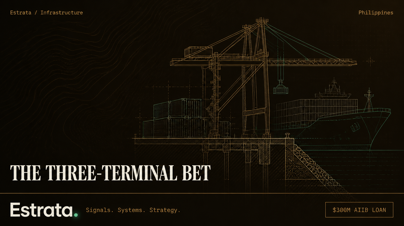 The Port Pivot: A USD 300-Million AIIB Loan and the Three-Terminal Bet Behind It